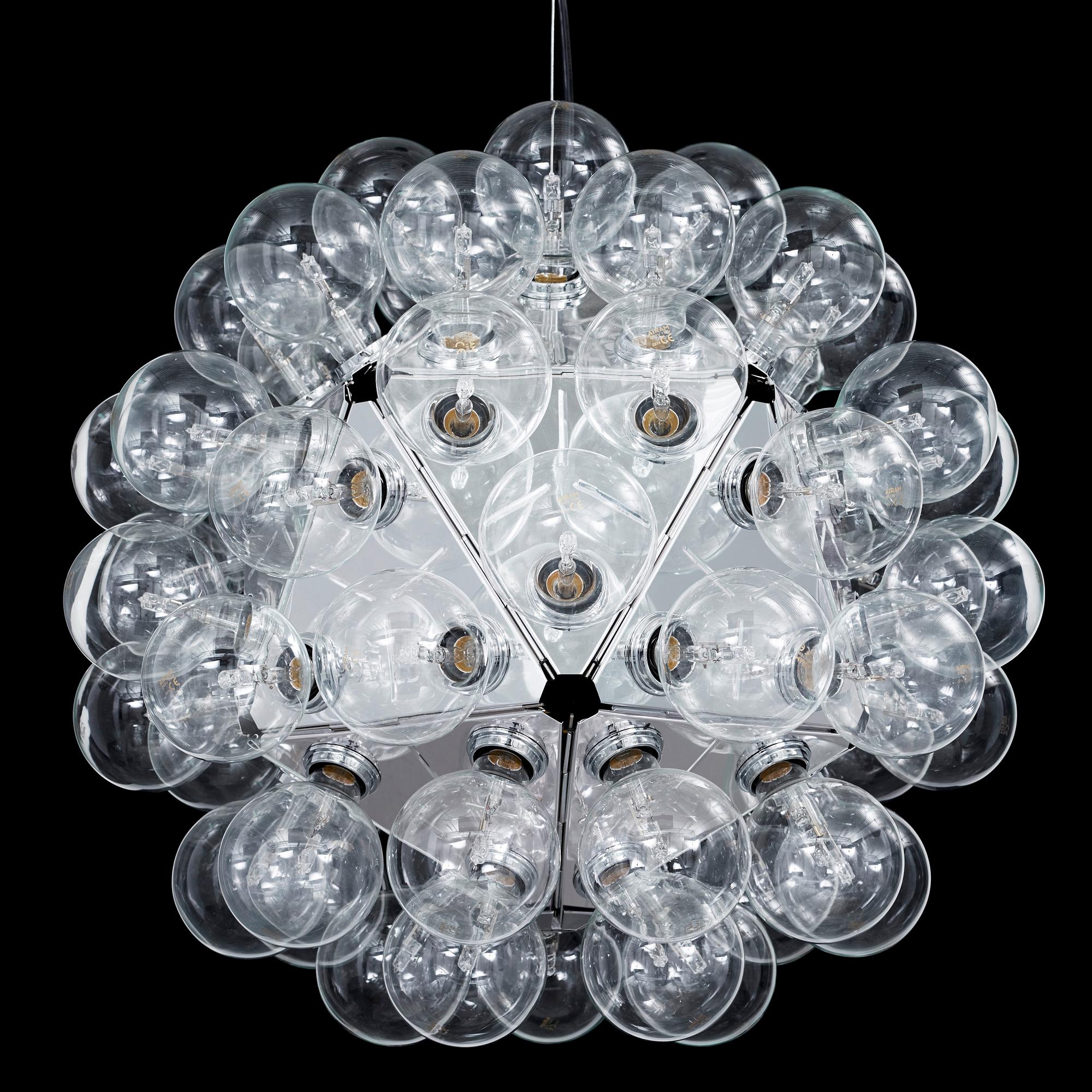 Achille Castiglioni, ca 'Taraxacum S1' ceiling lamp, Flos, Italy.