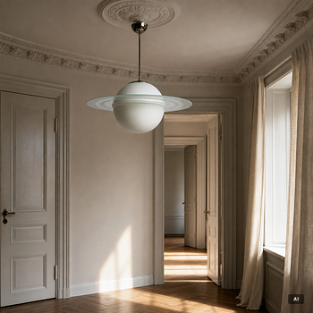 Ceiling lamp, 'Saturn model'.