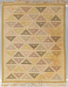 SIGVARD BERNADOTTE, MATTO, "Harlequin", flat weave, ca 233 x 186 cm, signed SB.