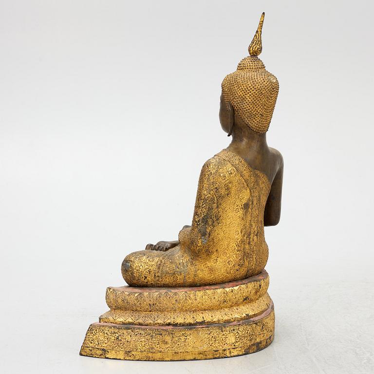Budda, brons, Thailand, 1900-tal.