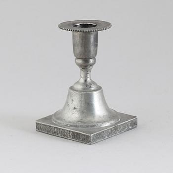 LJUSSTAKE, tenn, Nils Justelius, Ekesiö 1828.