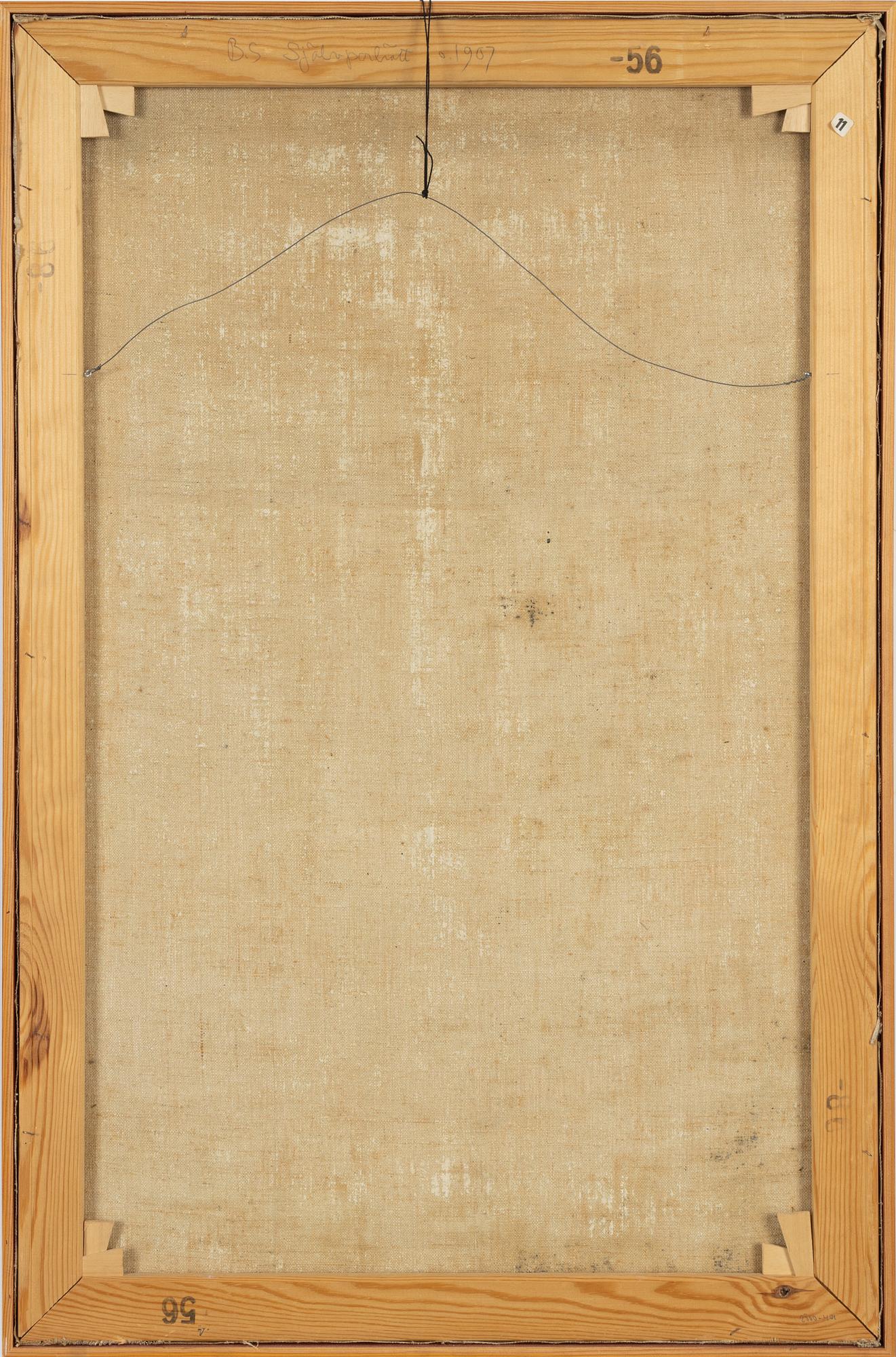 Birger Simonsson, olja på duk, osignerad, daterad 1907 a tergo.