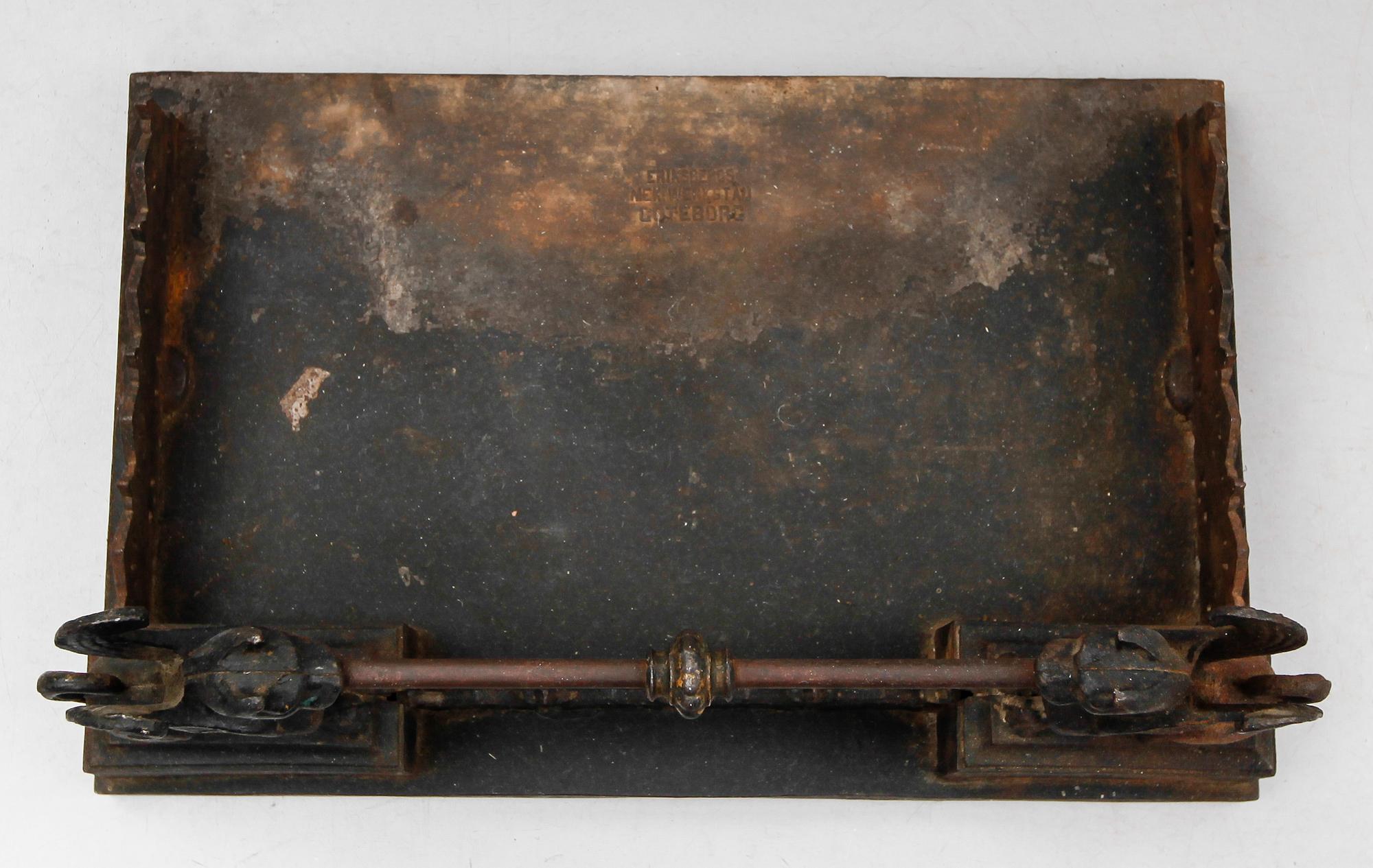 ELDSTÄLL, gjutjärn, omkring år 1900.