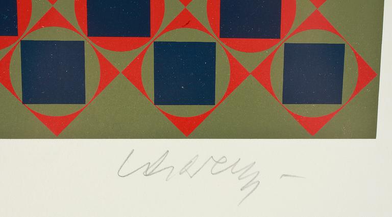 VICTOR VASARELY, seriegrafi, sign o numr 209/275.