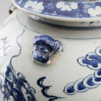 LOCKURNA, porslin, Kina, Sen Qingdynasti, 1800-tal.