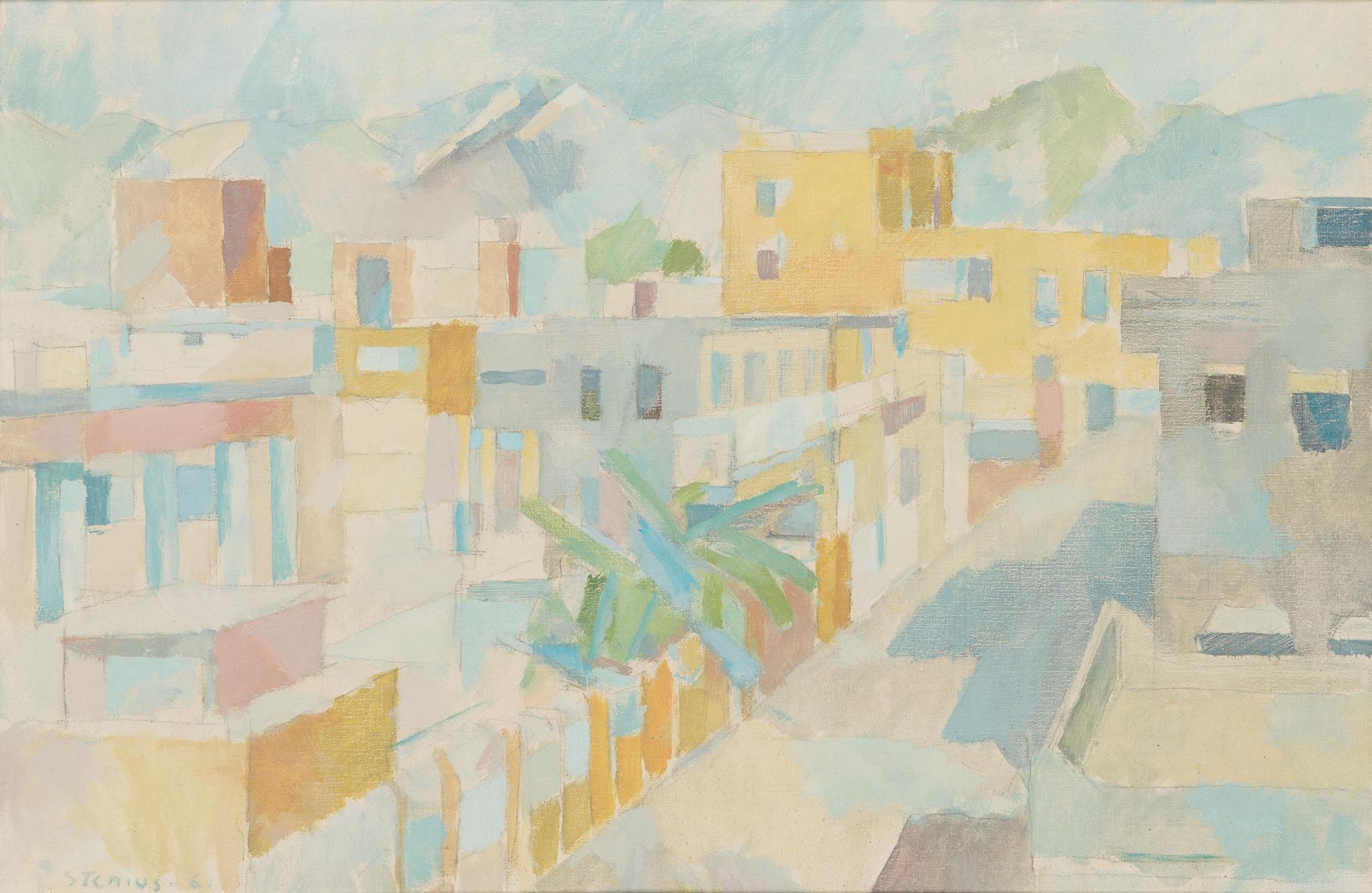 Per Stenius, olja på duk, signerad och daterad -61.