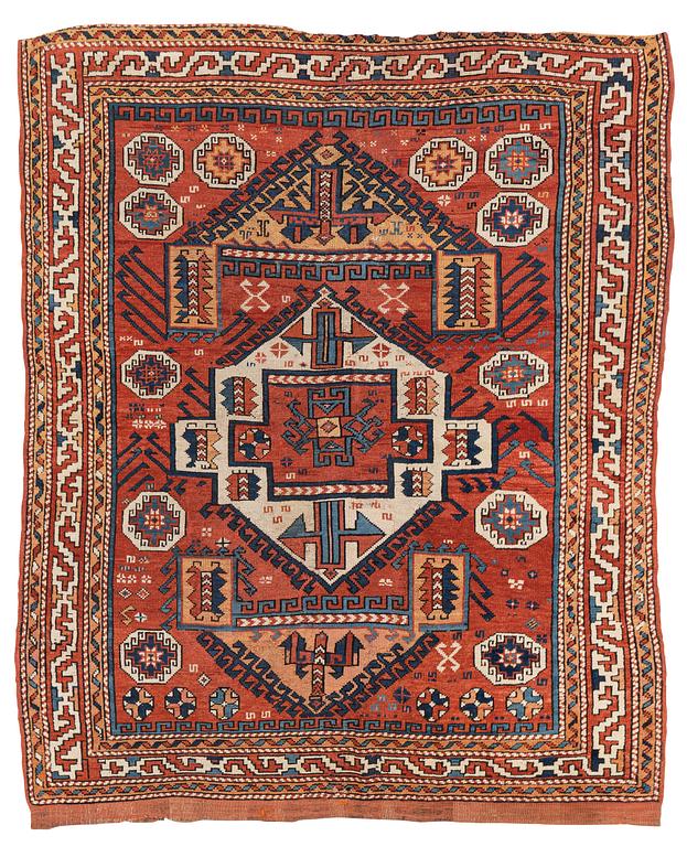 An antique Bergama carpet, west Anatolia, ca 220 x 180 cm.