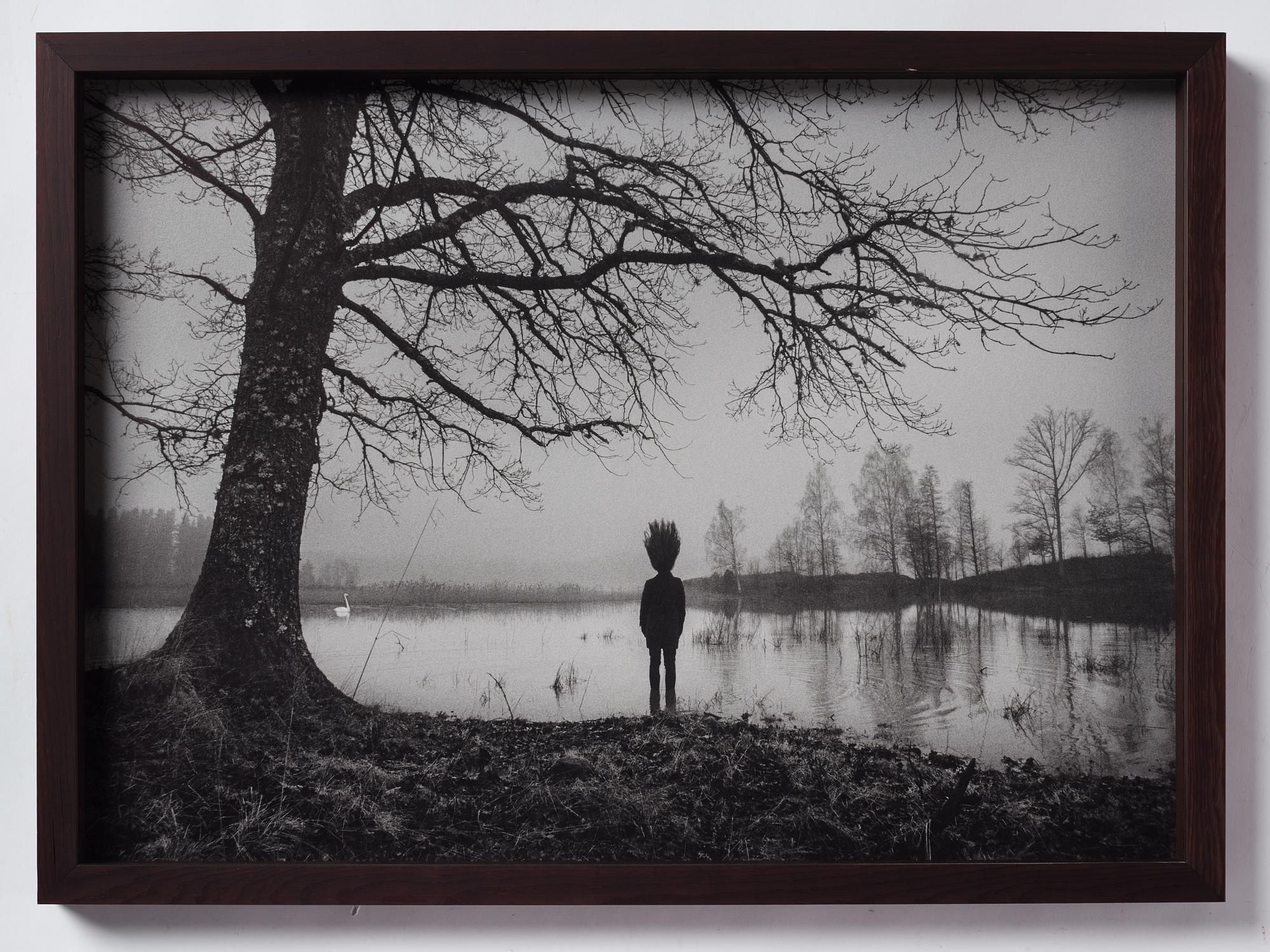 Johan Strindberg, "Girl with flying hair, part II, 2014".