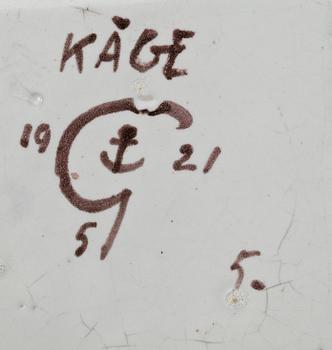 PARTI KERAMIK, 7 delar, stengods o fajans, porslin, Wilhelm Kåge och Josef Ekberg, Gustavsberg. 1920/30-tal.
