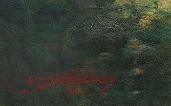 ERIK NORSELIUS, olja på duk. Signerad och daterad 1923.