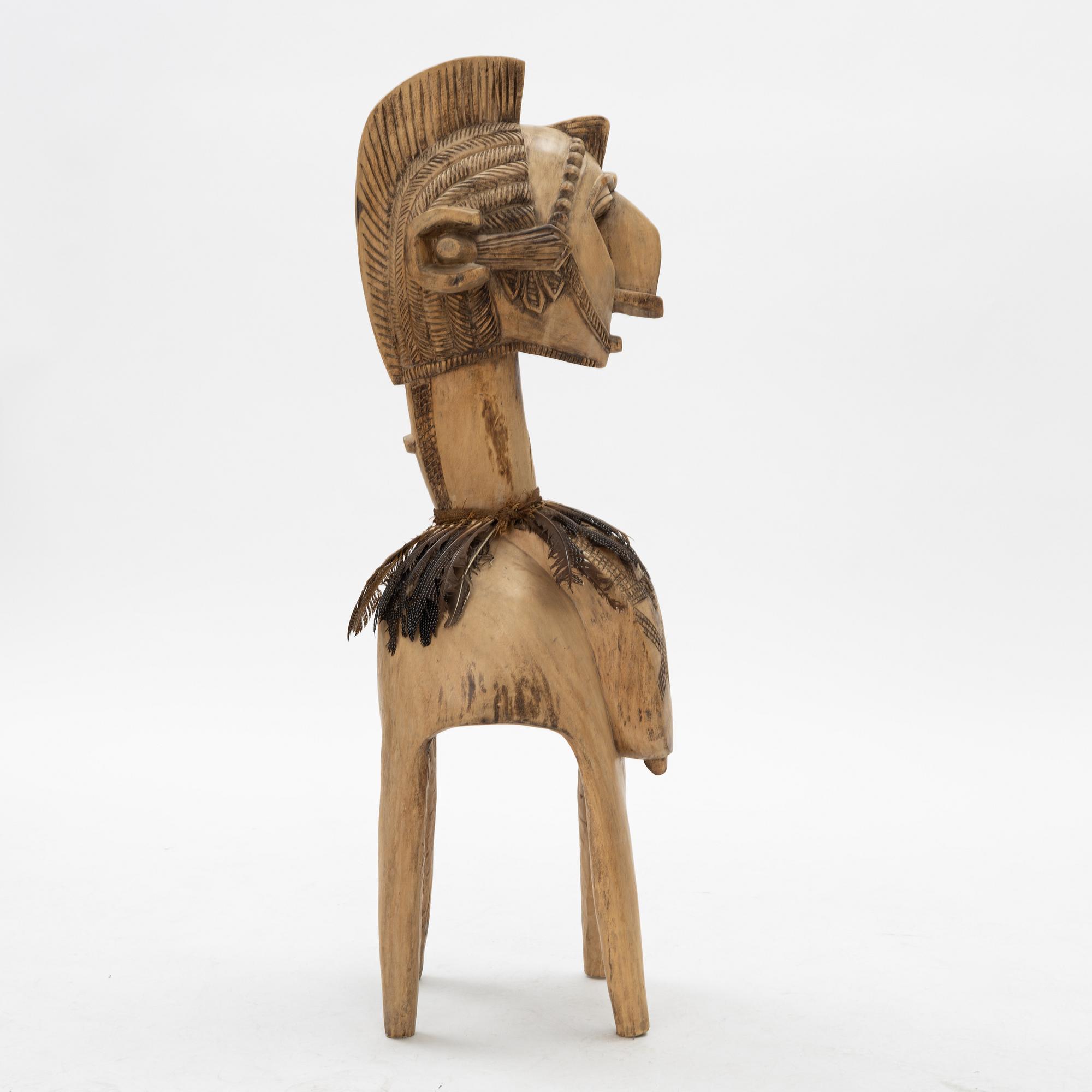 A shoulder mask, "Nimba", reportedly from Baga, Senegal.