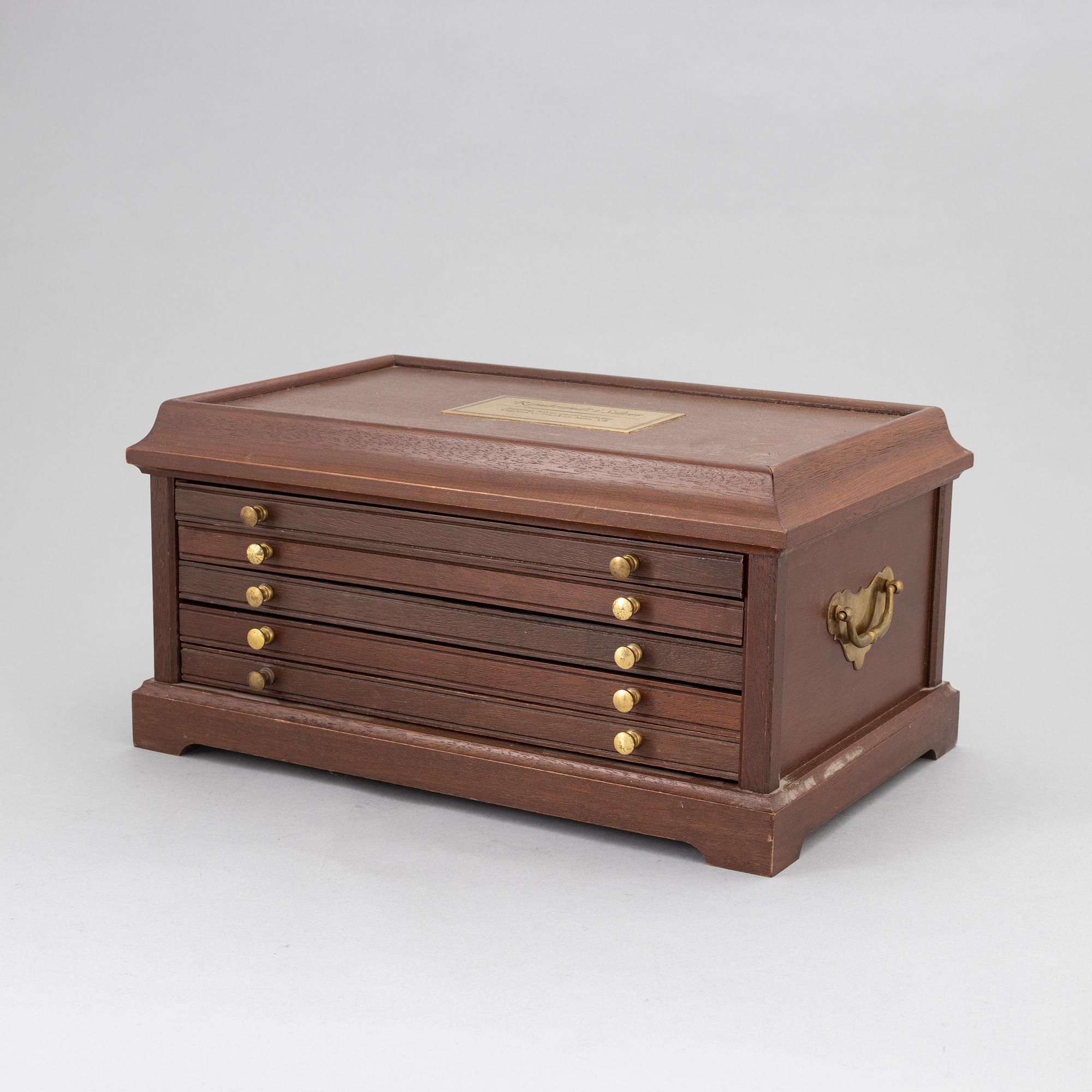 A set of 50 Sterling silver medals from Franklin Mint.