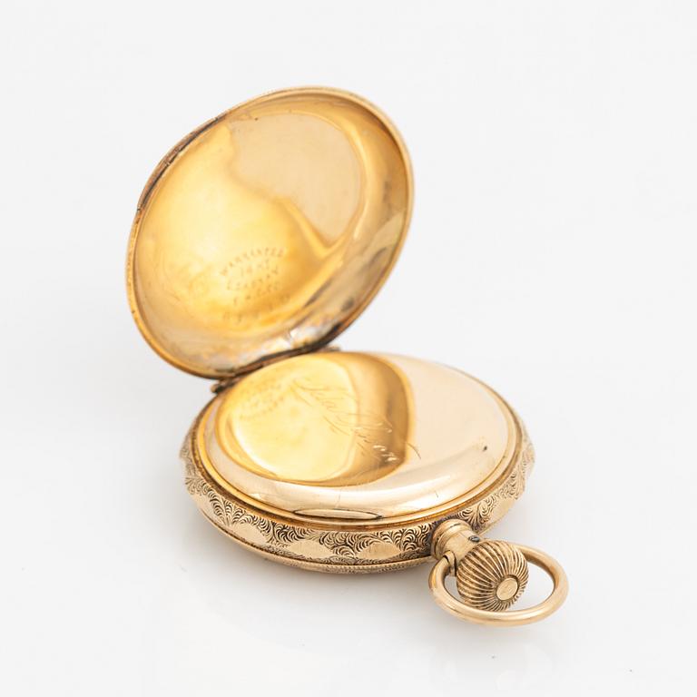 Hampden Watch Co, pocket watch, 41 mm.