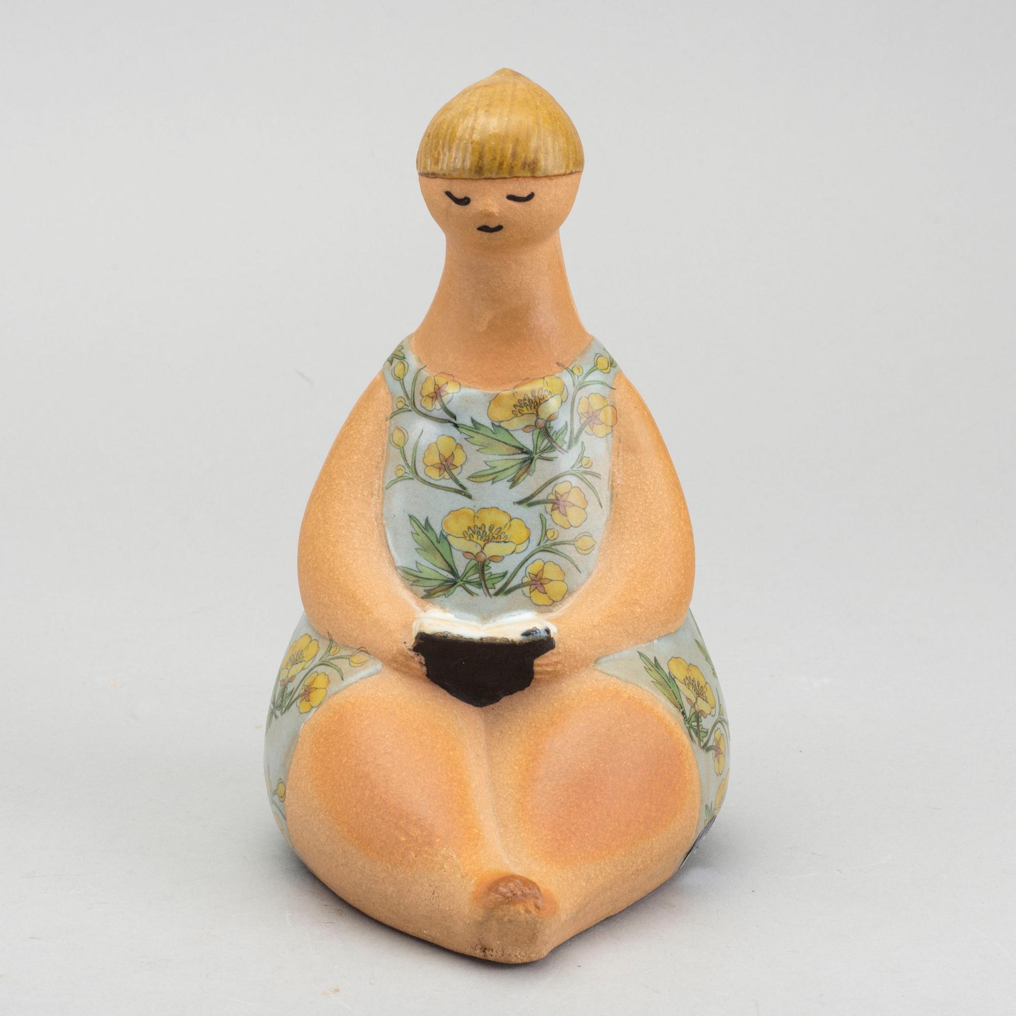 LISA LARSON, "Amalia", figurin, stengods, Gustavsberg.