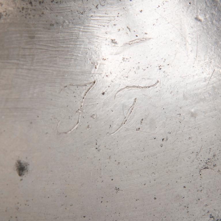 KYNTTILÄNJALKA, tinaa, Ruotsi 1700-luvun loppu.