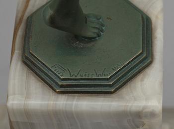 FELIX WEISS, skulptur, signerad o daterad 1930.