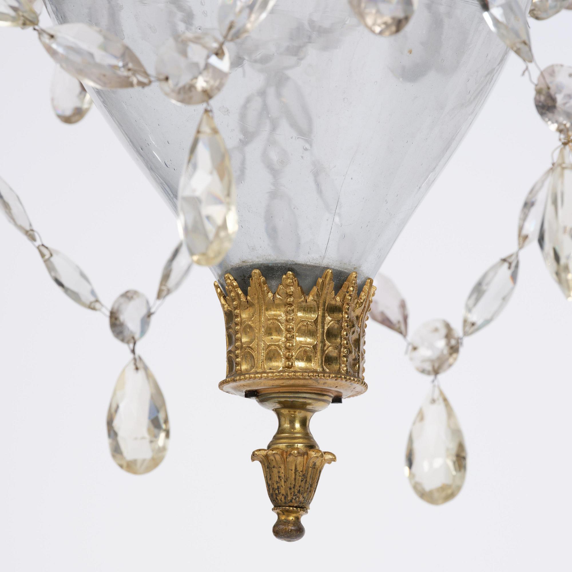 A one-light lanter, 20th century incorporating older elements.
