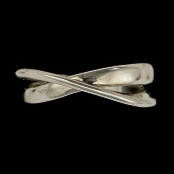 RING, sterlingsilver, "Möbius", Vivianna Torun Bülow-Hübe för Georg Jensen, 1900/2000-tal. Vikt 5 g.