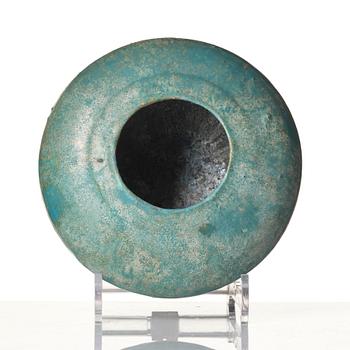 A Kashan pottery jar.