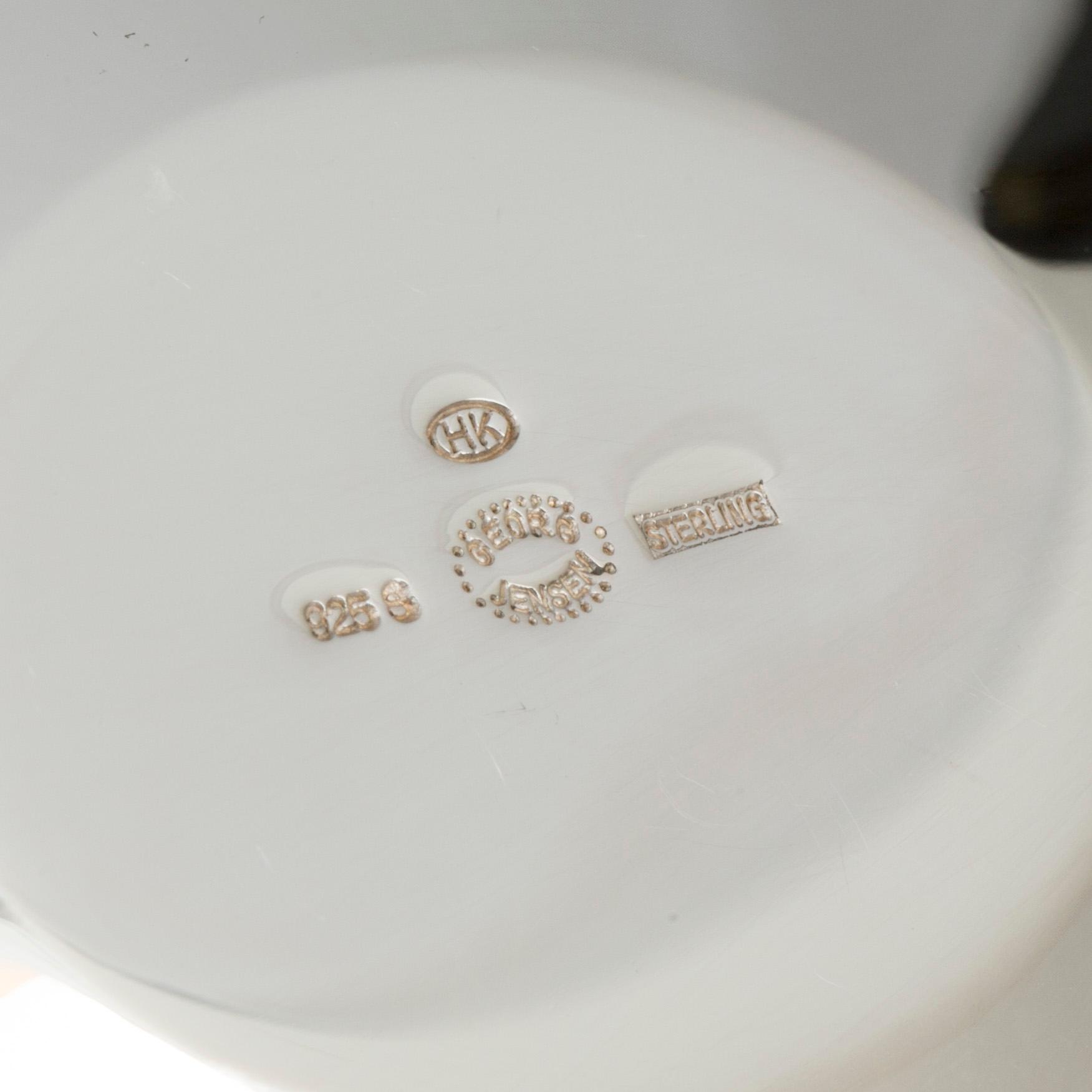 MINDRE FAT, Henning Koppel för Georg Jensen, sterlingsilver.
