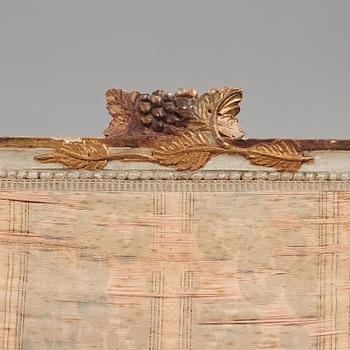 KARMSTOLAR, ett par, stockholmsarbeten, 1700-talets andra hälft, gustavianska.