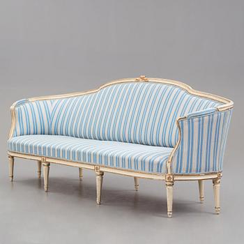 SOFFA, av Erik Öhrmark (mästare i Stockholm 1777-1813), 1780-tal, Gustaviansk.