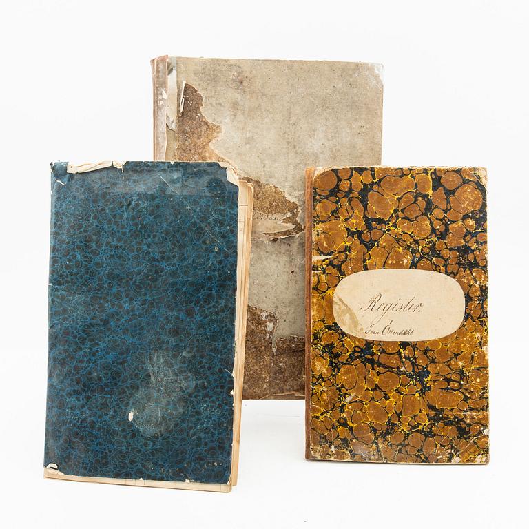 Större samling lacksigill, samt några oblater m m, 1700 - 1800-tal.