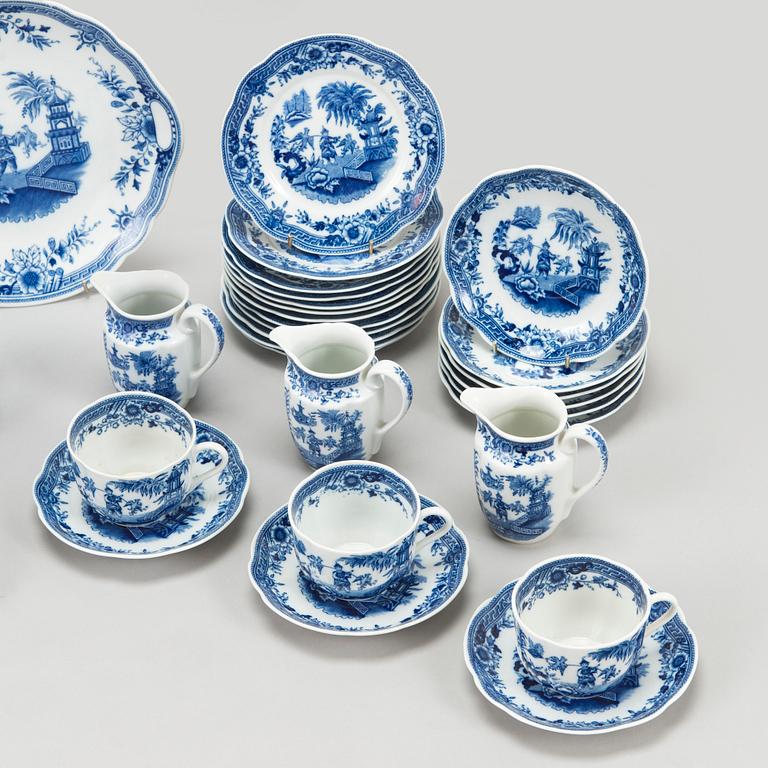 Servis, 52 delar, porslin, "Singapore" Arabia Finland 1949 - 1964.