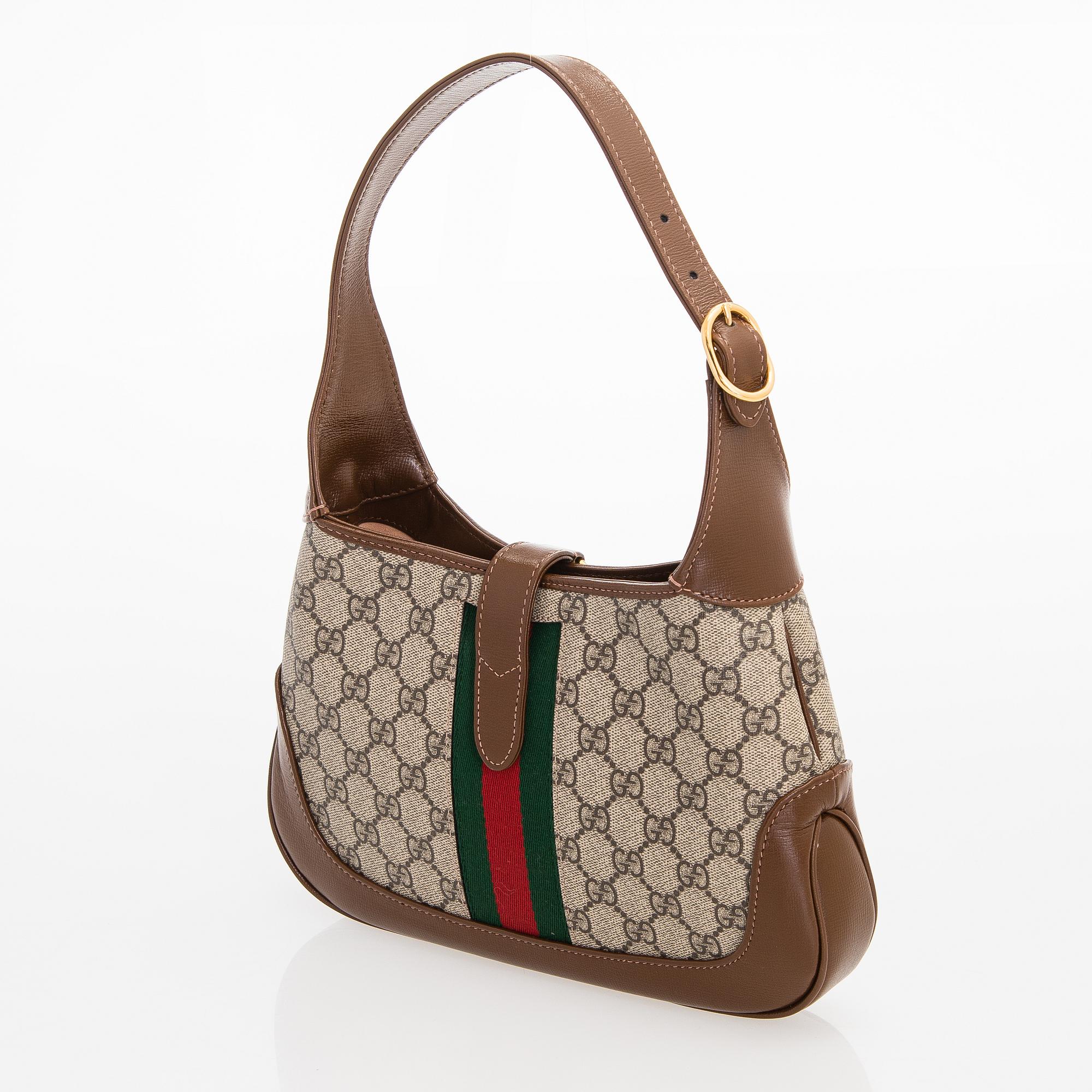 Gucci, a monogram 'Jackie' Bag.