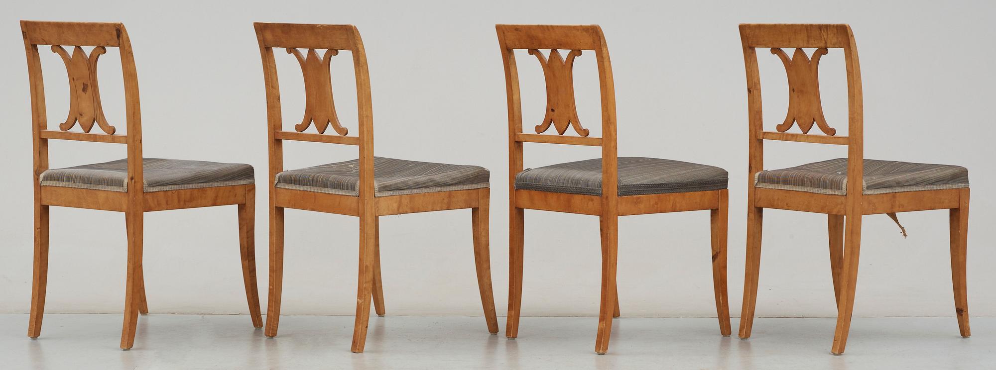 STOLAR, 4 st, senempire, 1800-talets mitt.