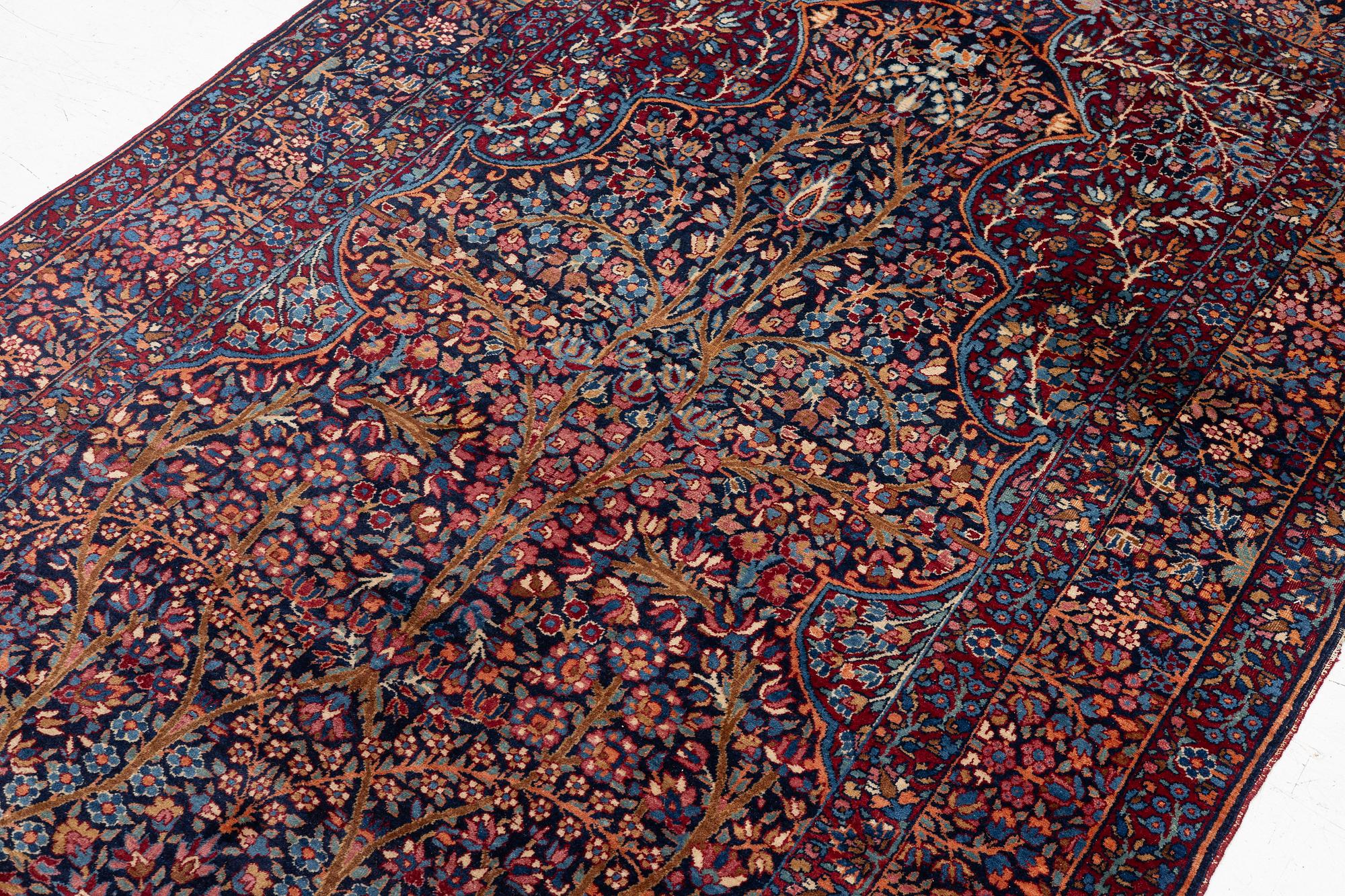 A semi-antique Yesd, south Yesd, c. 206 x 136 cm.