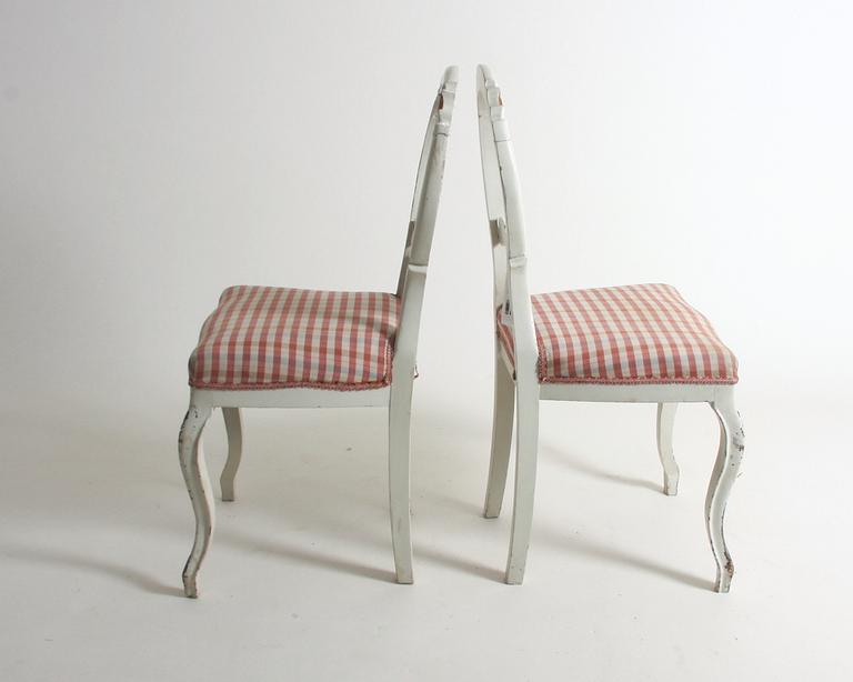 STOLAR, ett par, nyrokoko, 1800-tal.