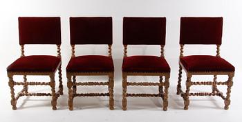 STOLAR, 4 st. Barock-stil.