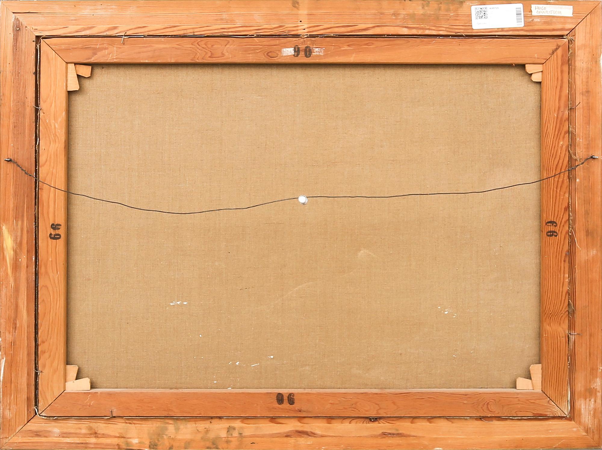 Hugo Öfverström, Translation: "Fishing boat at sea".