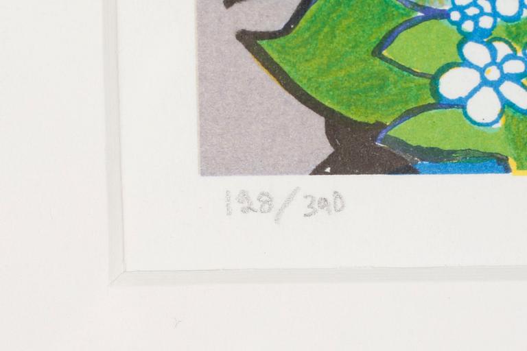 BENGT ELDE, liograph in colours, signed and numbered 128/390.