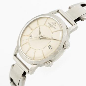 Jaeger-LeCoultre, Memovox, wristwatch, 37 mm.