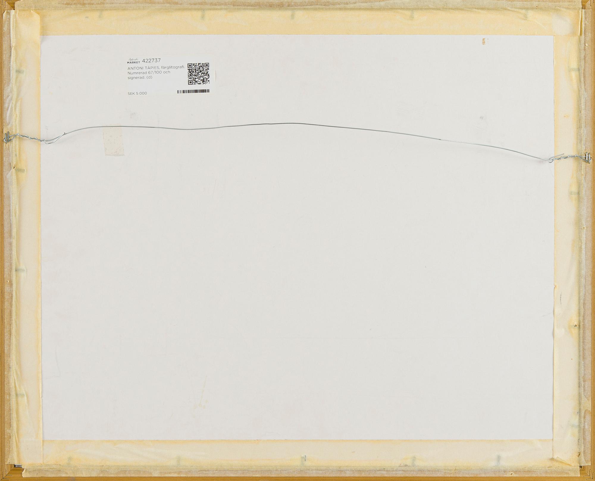 Antoni Tàpies, Fregoli.