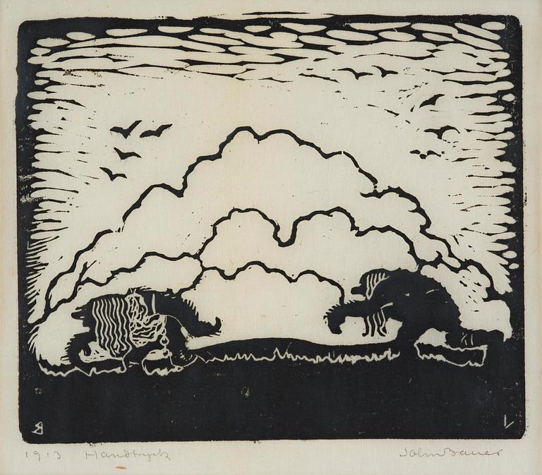 John Bauer, "Två Troll".