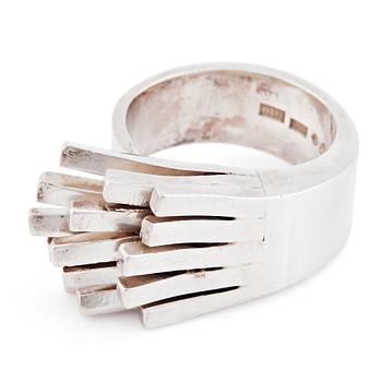 529. Rey Urban, a sterling silver ring,  Stockholm 1979.