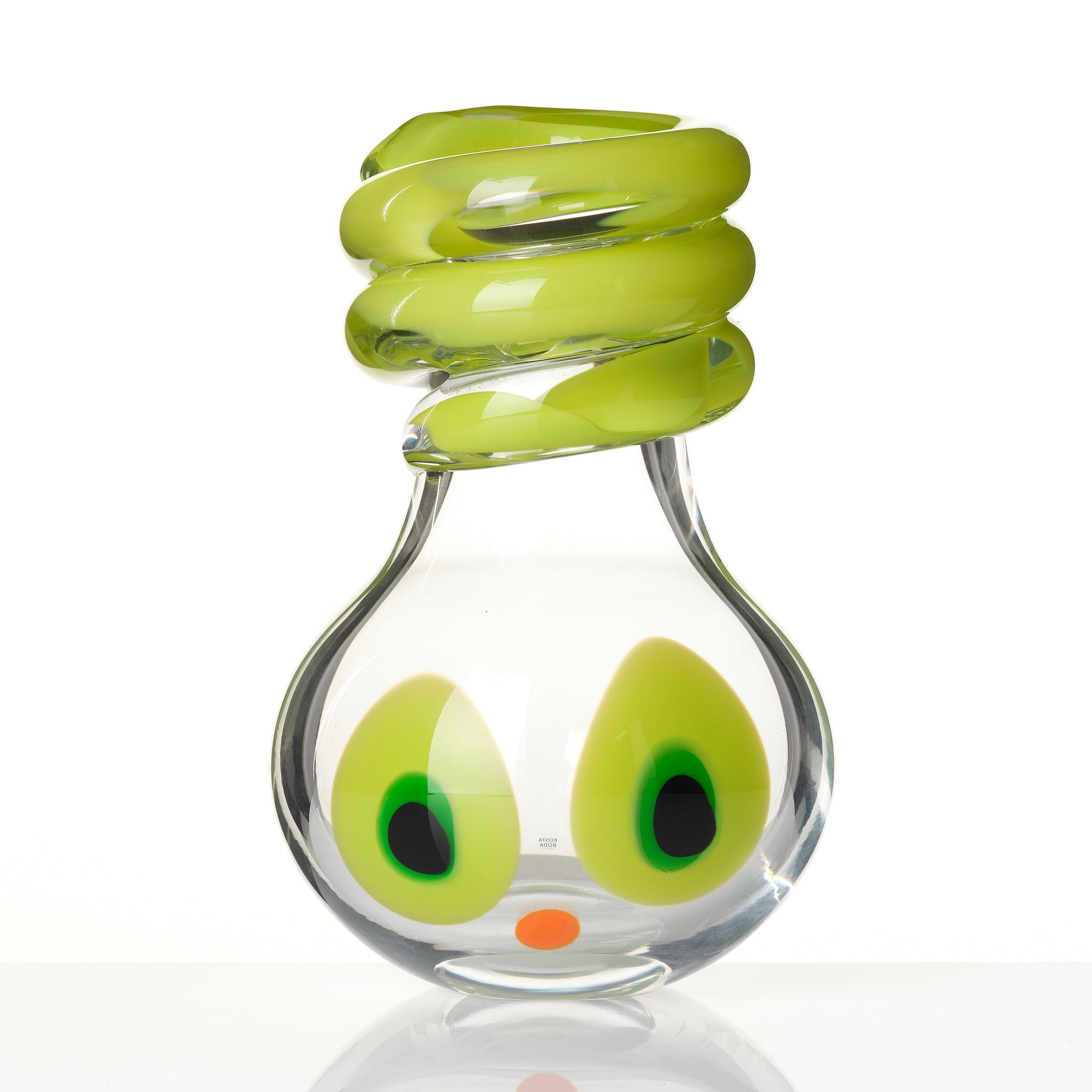 Frida Fjellman, Sculpture, "What's Up? Nothing Much", Kosta Boda, lim. ed 100.