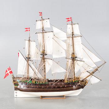 A ship model, "Norske Løve", second half of the 20th century.