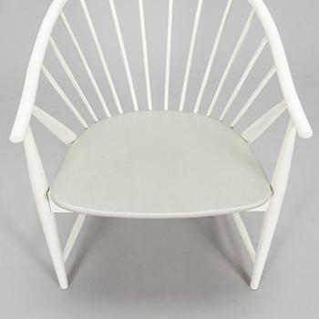 Sonna Rosén, karmstol/fåtölj "Solfjädern" 1950/60-tal AB Nässjö stolfabrik.