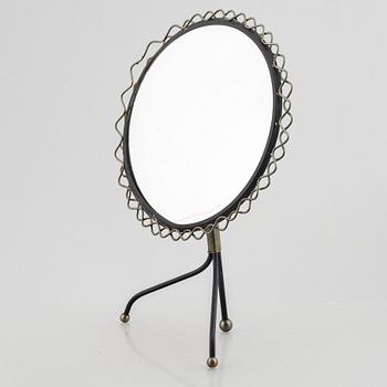 Hans-Agne Jakobsson, a table mirror, Hans-Agne Jakobsson AB, Åhus/Markaryd, 1950's.