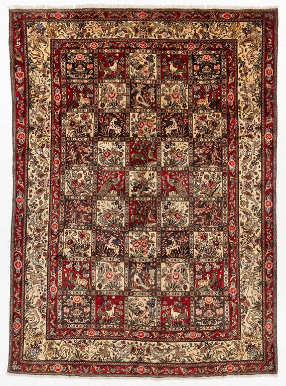 Carpet, oriental, Bakhtiari approx. 303x217 cm.