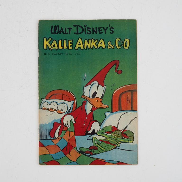 Comic book, "Kalle Anka & Co" No. 3, 1950.