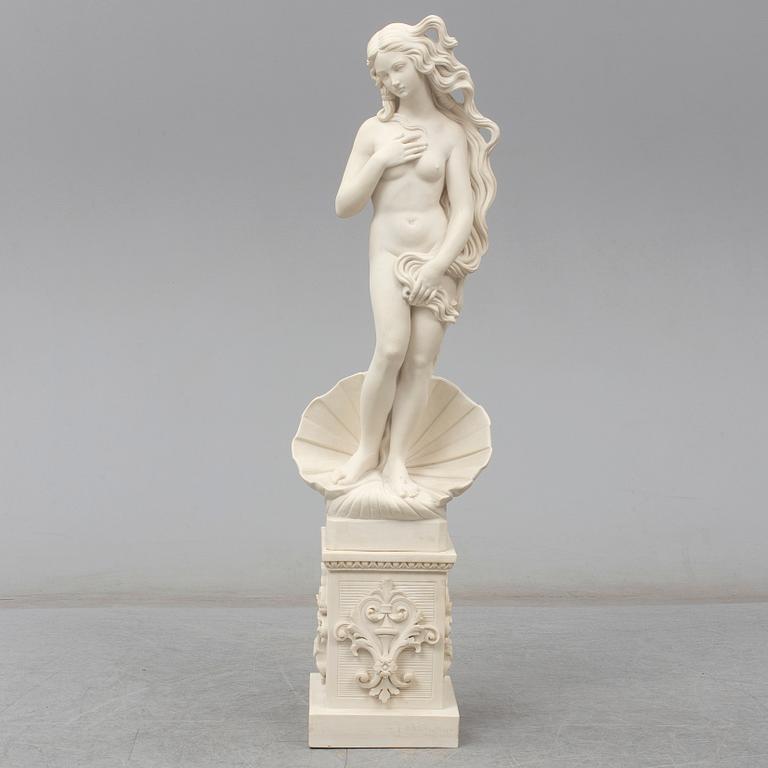 SANDRO BOTTICELLI, efter. Trädgårdsskulptur, gjutmassa, Kosmolux, Italien.