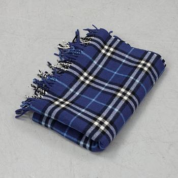 Burberry, a wool and cashmere shawl.