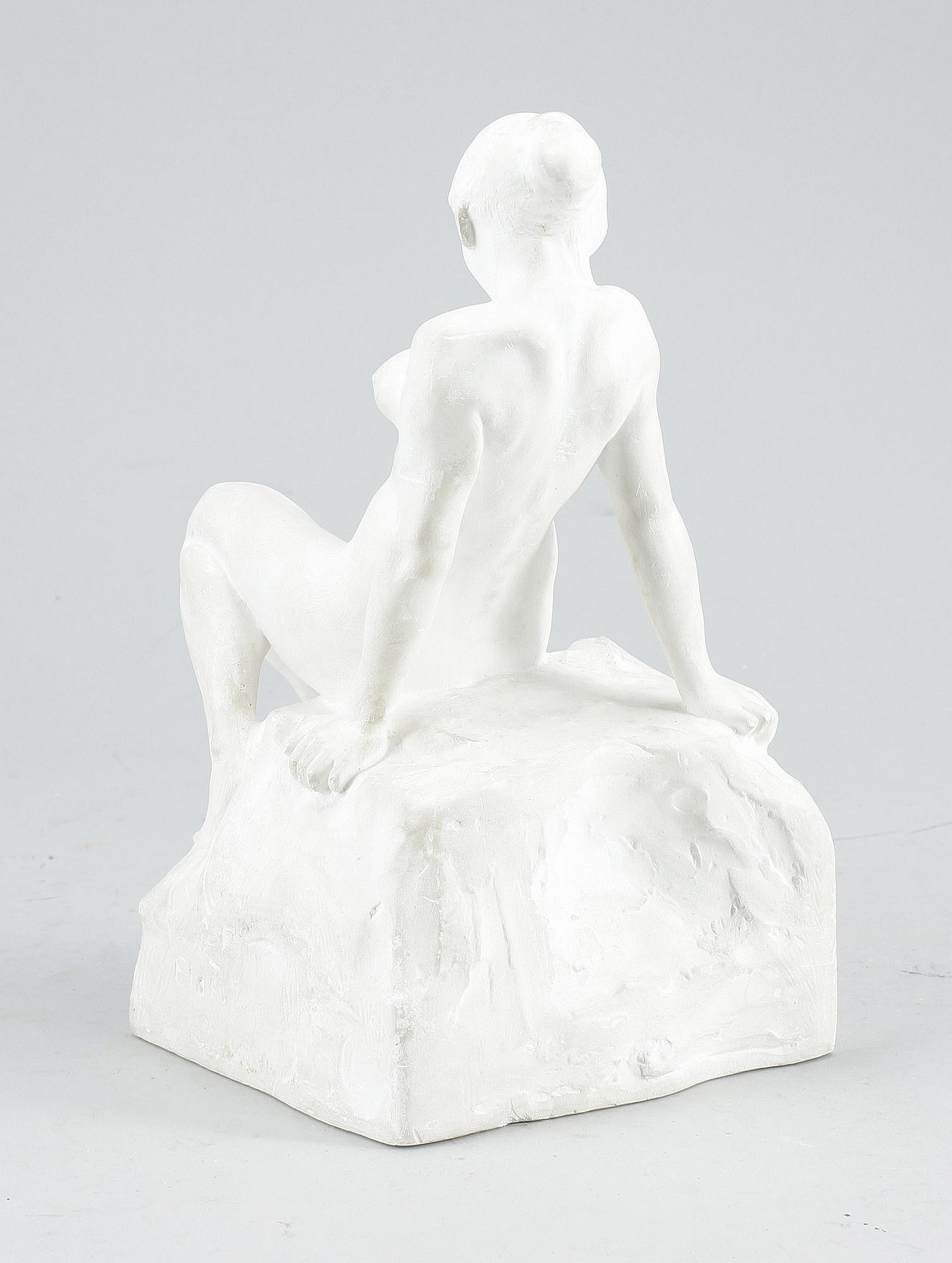 CARL ELDH, efter, skulptur, gips, signerad.