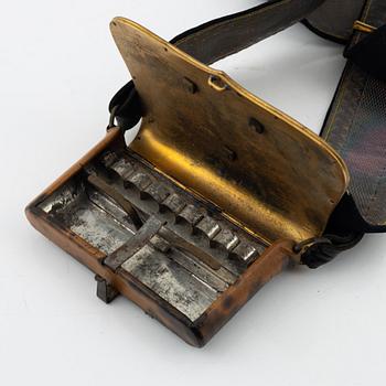 A Swedish artillery officer's  cartridge box.