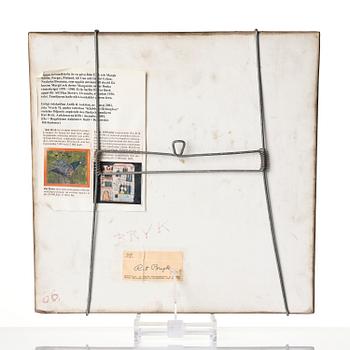 Rut Bryk, a stoneware relief depicting birds, Arabia, Finland, 1950s.